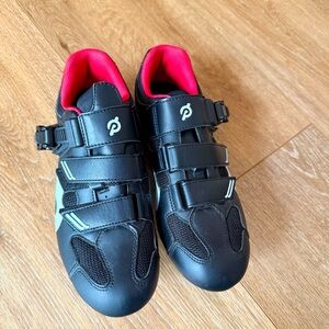Peloton Original Black Cycling Shoes with Cleats